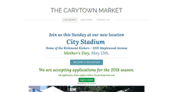 Desktop Screenshot of carytownmarket.com